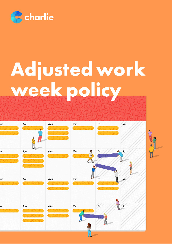 Adjusted work week policy