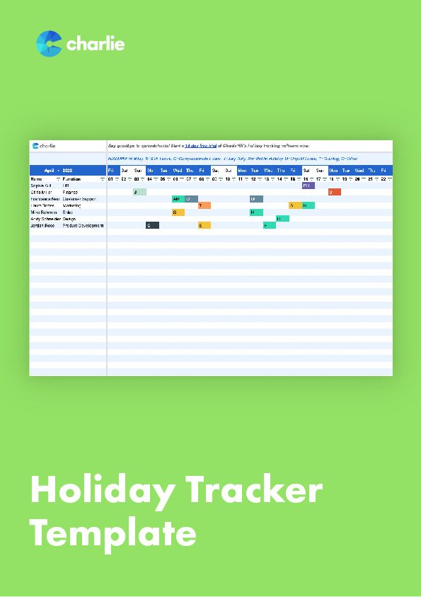 Holiday tracker